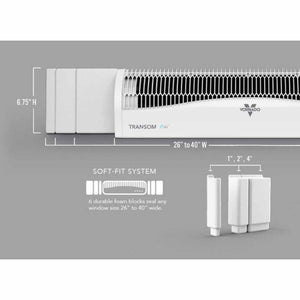 Vornado Transom AE Window Air Circulator with Alexa