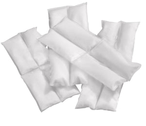 White segmented phase change cooling packs by TechKewl for a cooling vest.