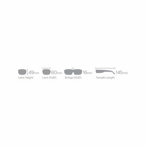 Smith Optics Lowdown XL 2 Sunglasses ChromaPop Polarized Blue Mirror - Matte Black Frame