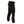 Black men's 3/4 base layer bottom pant by Therm-ic, featuring subtle integrated woven patterns and a ribbed waistband, viewed from the side-back.