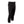 Men's black extra warm 3/4 base layer bottom pant by Therm-ic with a subtle textured pattern.