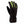 Black ski glove with neon green accents by Therm-ic, featuring a power button, elasticated wrist, and 'THERM-IC' text.