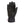 Black touring gloves by Therm-ic, palm side, with textured honeycomb grip on fingertips and thumb, and a small logo tag.