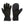 Black touring versatile gloves by Therm-ic, showing a five-finger glove and a convertible mitt with a black shell.