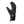Black warm touring gloves by Therm-ic, made of leather and mesh, shown palm-up with a PrimaLoft tag.