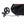 Black 2-Seat Bike Trailer by Thule, shown in a side view with a front wheel attachment and aluminum tow bar.