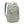 Sage green 23L backpack by Thule with an angled front pocket, padded shoulder strap, and side logo.