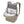 Open sage green laptop backpack by Thule, revealing a laptop, Clif bar, and geometric pattern lining.