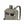 Muted green laptop backpack by Thule, cropped front view, with a front pocket holding a notebook and smartphone.