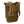 Tan laptop backpack by Thule with a rolltop closure, padded back, and shoulder straps, shown from the back.