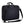 Black 16-inch laptop and tablet attaché by Thule, with top handles, a detachable shoulder strap, and a fine woven texture.