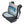 Dark grey 27L backpack by Thule, open to reveal a laptop, a tablet, and a mesh pocket inside the light blue compartment.