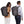 Dark grey 26L backpack by Thule, shown worn by a man and woman, featuring a flap closure and front zip pockets.