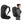 Black 30L backpack by Thule with a heathered texture, shown freestanding and on a male model's back.