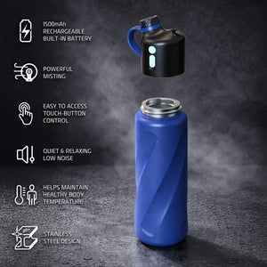 AlphaCool CoolBurst Misting Water Bottle