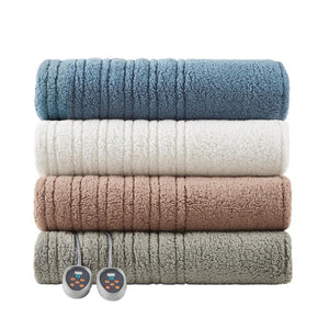 True North by Sleep Philosophy Heated Sherpa Blanket - Queen