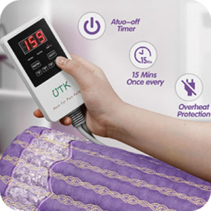 UTK Amethyst Far Infrared Heating Pad for Back Pain Relief 24'' x 59''