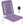 UTK Far Infrared Amethyst Healing Stone Heated Chair Seat Pad  - Front
