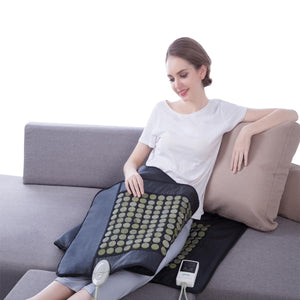 UTK Far Infrared Heating Pad - Natural Jade Heating Pad for Chronic Back Pain Relief - Large 24"x70"