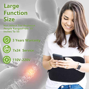 UTK Far Infrared Heating Pad with Vibration Massage for Lower Back