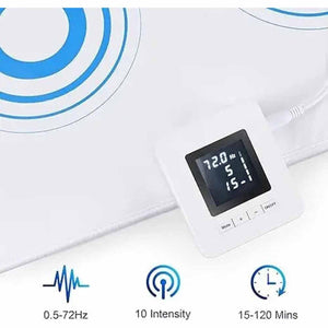 UTK Full Body PEMF Mat, Pulsed EMF Therapy - 0.5-72Hz, 79X16 Inch - White