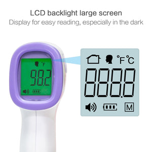 UTK No Contact Forehead Digital Infrared Thermometer with LCD Display