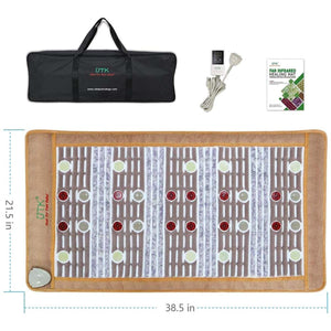 UTK Photon Far Infrared Heating Mat for Pain Relief - Amethyst Therapy Pad 38" x 21"