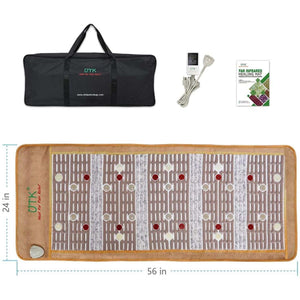 UTK Photon Far Infrared Heating Mat for Pain Relief - Amethyst Therapy Pad 59" x 23"