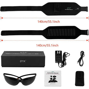 UTK Red Light Therapy Belt For Body Pain Relief 4 in 1 Flexible Wearable Device