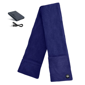 ActionHeat 5V Battery Heated Fleece Scarf with Pockets