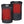Black quilted waterproof diving vest by Venture Heat, shown from front and back with visible red heating coils.