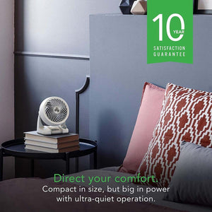 Vornado 133DC Energy Smart Compact Air Circulator Fan with Variable Speed Control - White