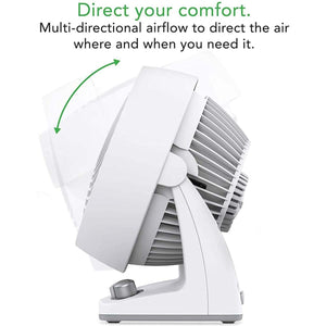 Vornado 133DC Energy Smart Compact Air Circulator Fan with Variable Speed Control - White
