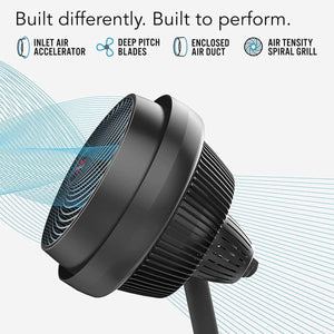 Vornado 693 Mid-Size Whole Room Air Circulator Fan with Adjustable Height - Black