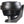 Sleek black full-size whole room air circulator fan by Vornado with a spiral-patterned top and vertical grilles, side view.