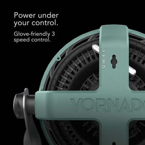 Vornado EXO51 Heavy Duty Air Circulator Shop Fan with IP54 Rated Dustproof and Water-Resistant Motor - Green