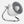 White personal air circulator by Vornado with a grey swirling grille on a chrome U-shaped stand, angled upwards.