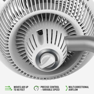 Vornado 623DC Polar Energy Smart Mid-Size Air Circulator Fan with Variable Speed Control - White