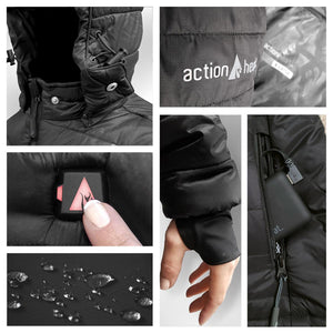 ActionHeat Chicago Bears 5V Men's Puffer Battery Heated Jacket