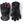 Hestra Impact Racing Junior Gloves (Black/Red, 7) - Front