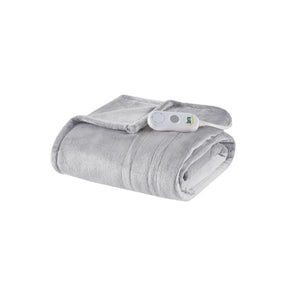 Serta Heated Plush Throw - 50"Wx60"L