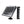 Black detachable solar wall light by Wagan with an angled solar panel and a vertical LED light bar.