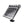 Black solar wall light from Wagan, with five LED bulbs, a rectangular panel, and a round mounting base, angled upwards.