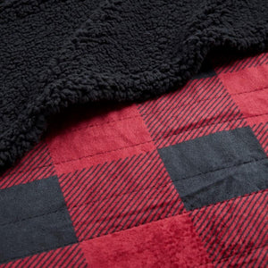 Woolrich Heated Linden Oversized Mink to Berber Throw - 60"Wx70"L