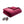 Deep red heated plush to Berber King blanket by Woolrich, folded with two attached digital heating controls.