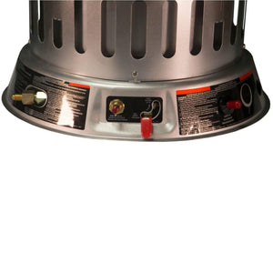 World Marketing 50-200,000 BTU Propane(LP) Convection Heater - Silver