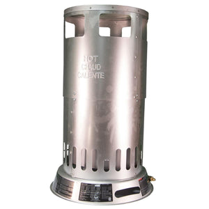 World Marketing 50-200,000 BTU Propane(LP) Convection Heater - Silver