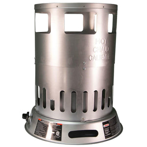 World Marketing 50-80,000 BTU Propane (LP) Convection Heater - Silver