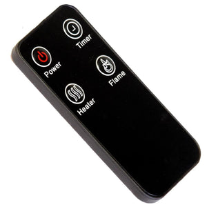 World Marketing Comfort Glow Electric Log Set, Heater with Firebox Projection - Black