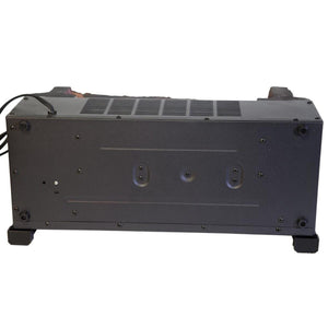 World Marketing Comfort Glow Electric Log Set, Heater with Firebox Projection - Black